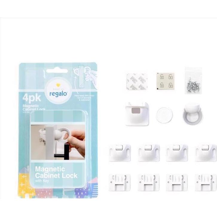 Cerraduras Magnéticas para Gabinetes Regalo - Paquete de 4