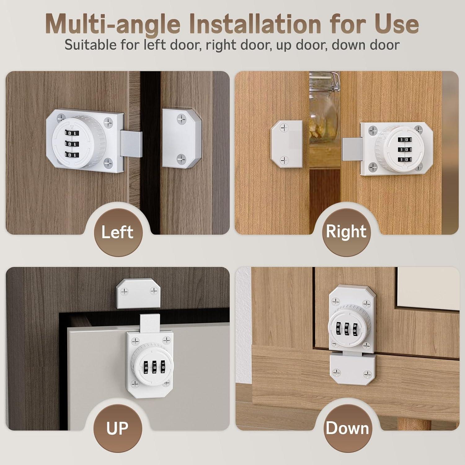 Cerradura de gabinete MeBantoo FY-Code Lock 002 blanca