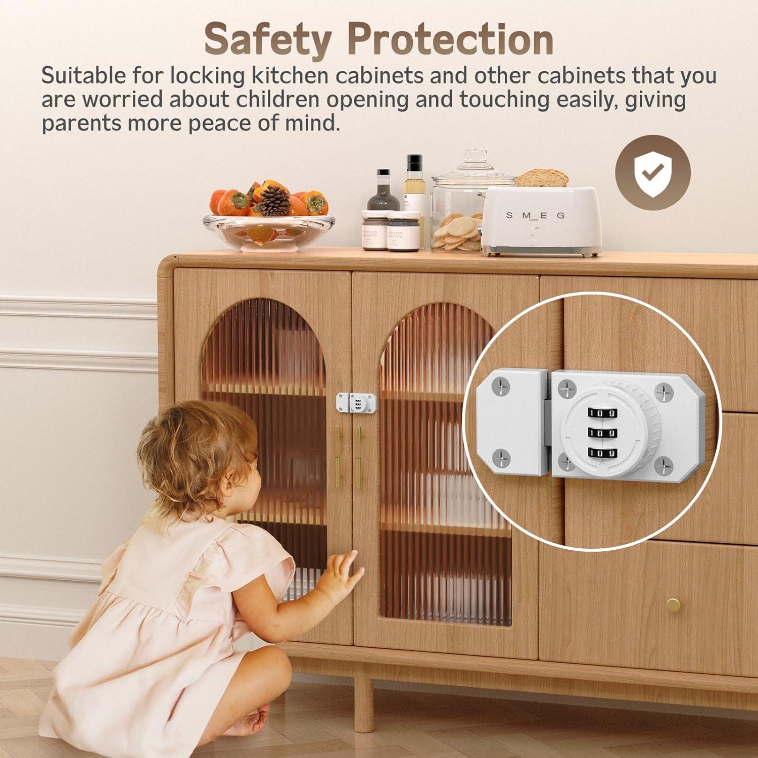 Cerradura de gabinete MeBantoo FY-Code Lock 002 blanca