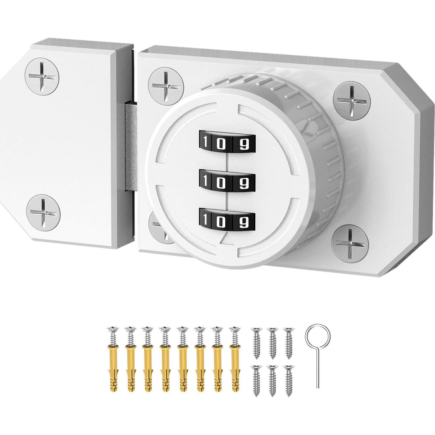 Cerradura de gabinete MeBantoo FY-Code Lock 002 blanca