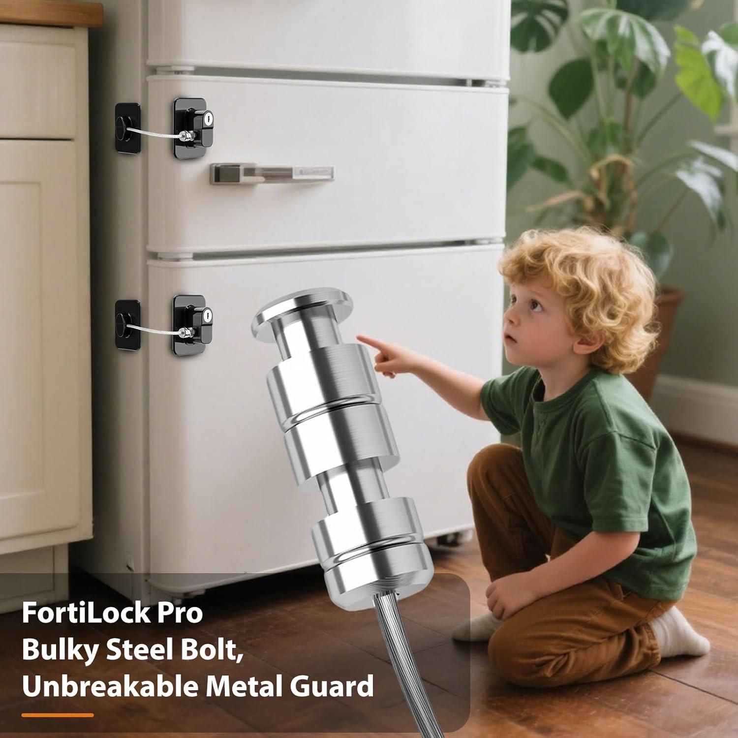 Cerradura de Refrigerador HalfofLife 4PCS Seguridad Infantil
