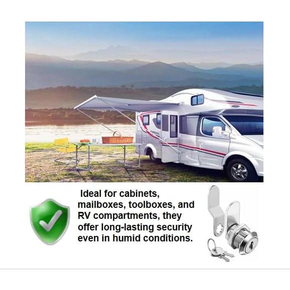 Cerraduras de Gabinete ELAIRUA 5/8" Zinc 2 Piezas