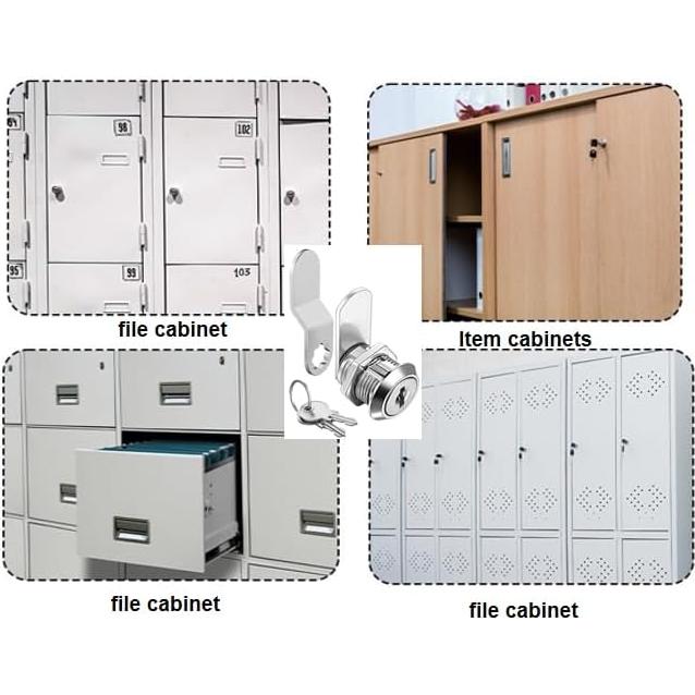 Cerraduras de Gabinete ELAIRUA 5/8" Zinc 2 Piezas