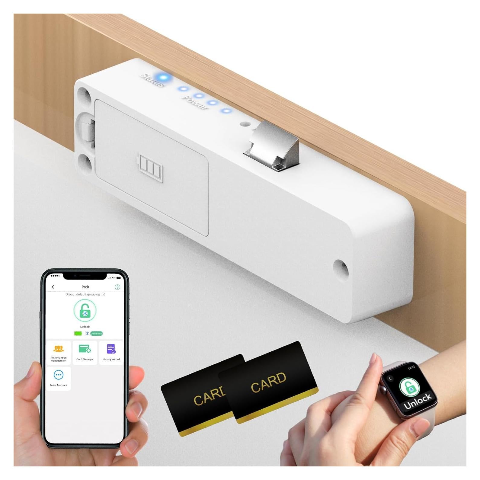 Cerradura Inteligente Eseesmart YL-F5BC Bluetooth RFID para Armarios