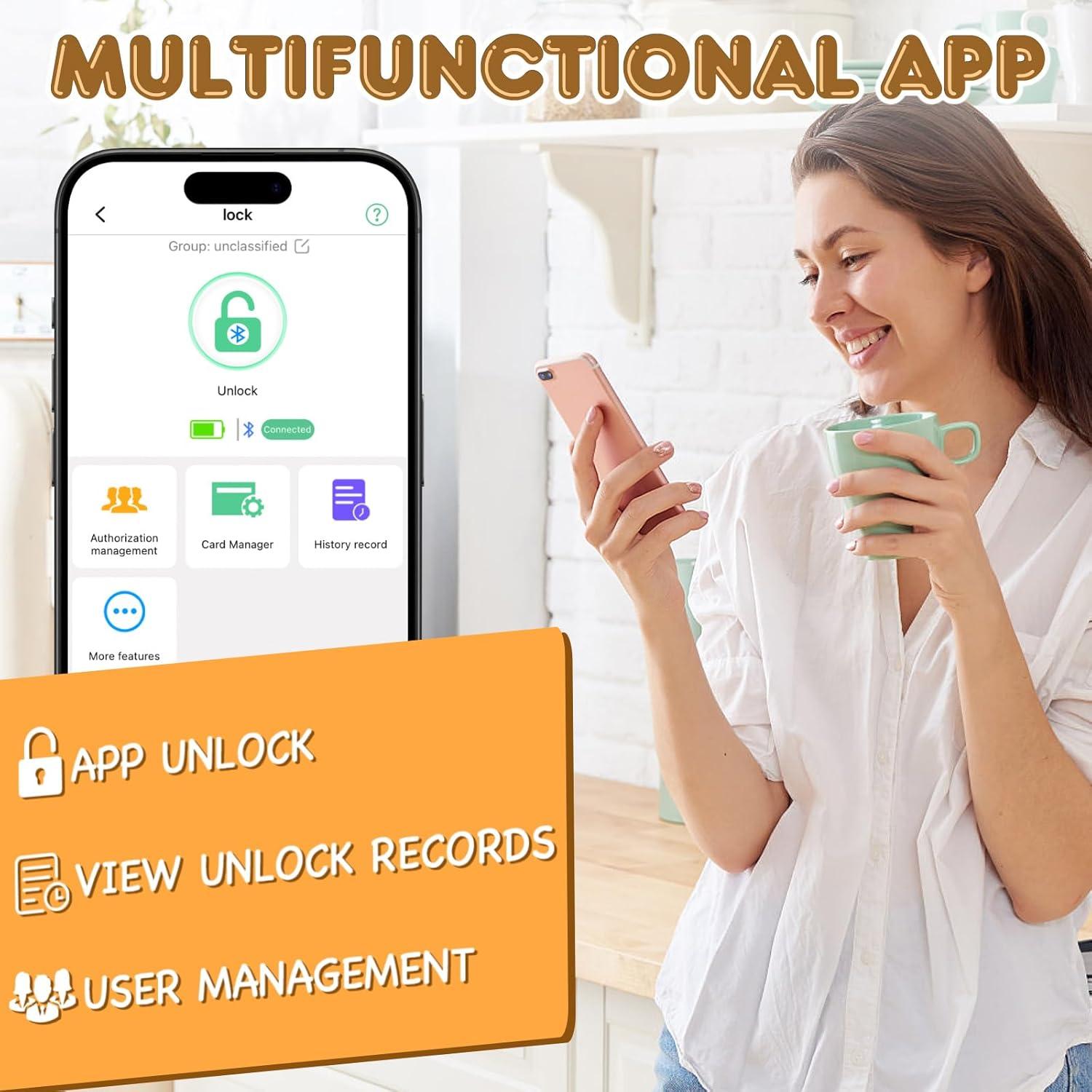 Cerradura Inteligente Eseesmart YL-F5BC Bluetooth RFID para Armarios