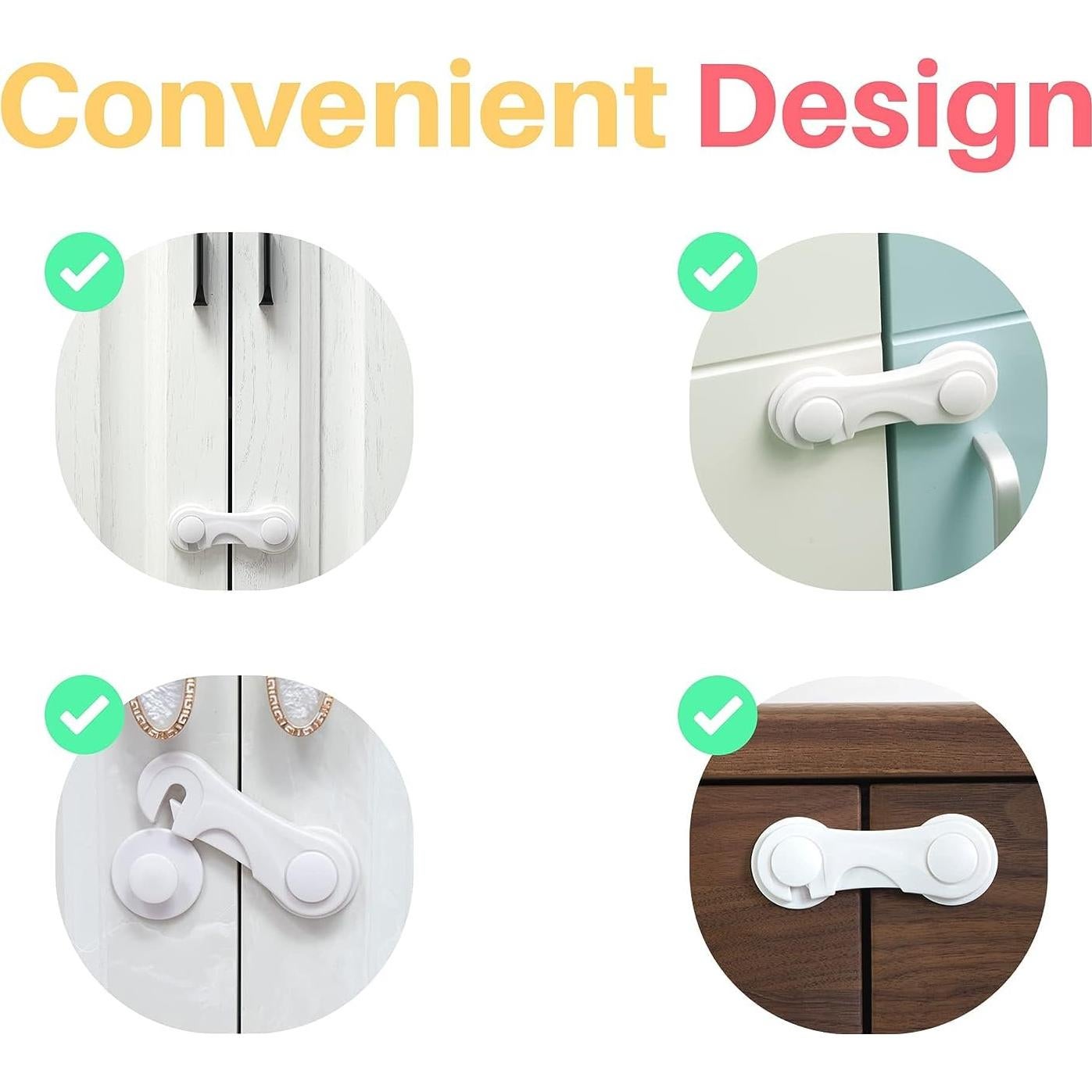 Cerraduras de Seguridad para Niños Inaya 6-Pack 3M