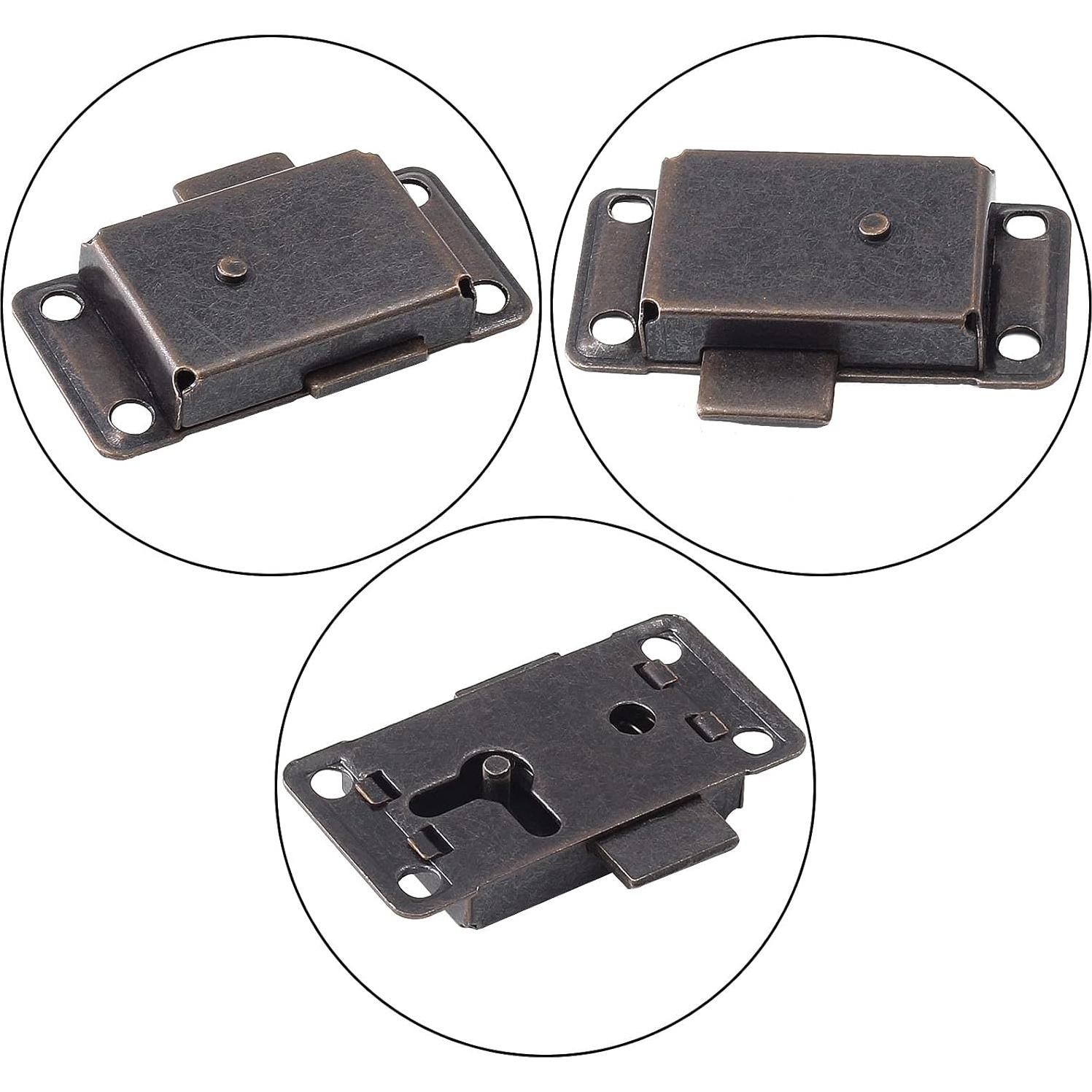 Cerradura de Gabinete Antigua Jiozermi con Llave y Tornillos