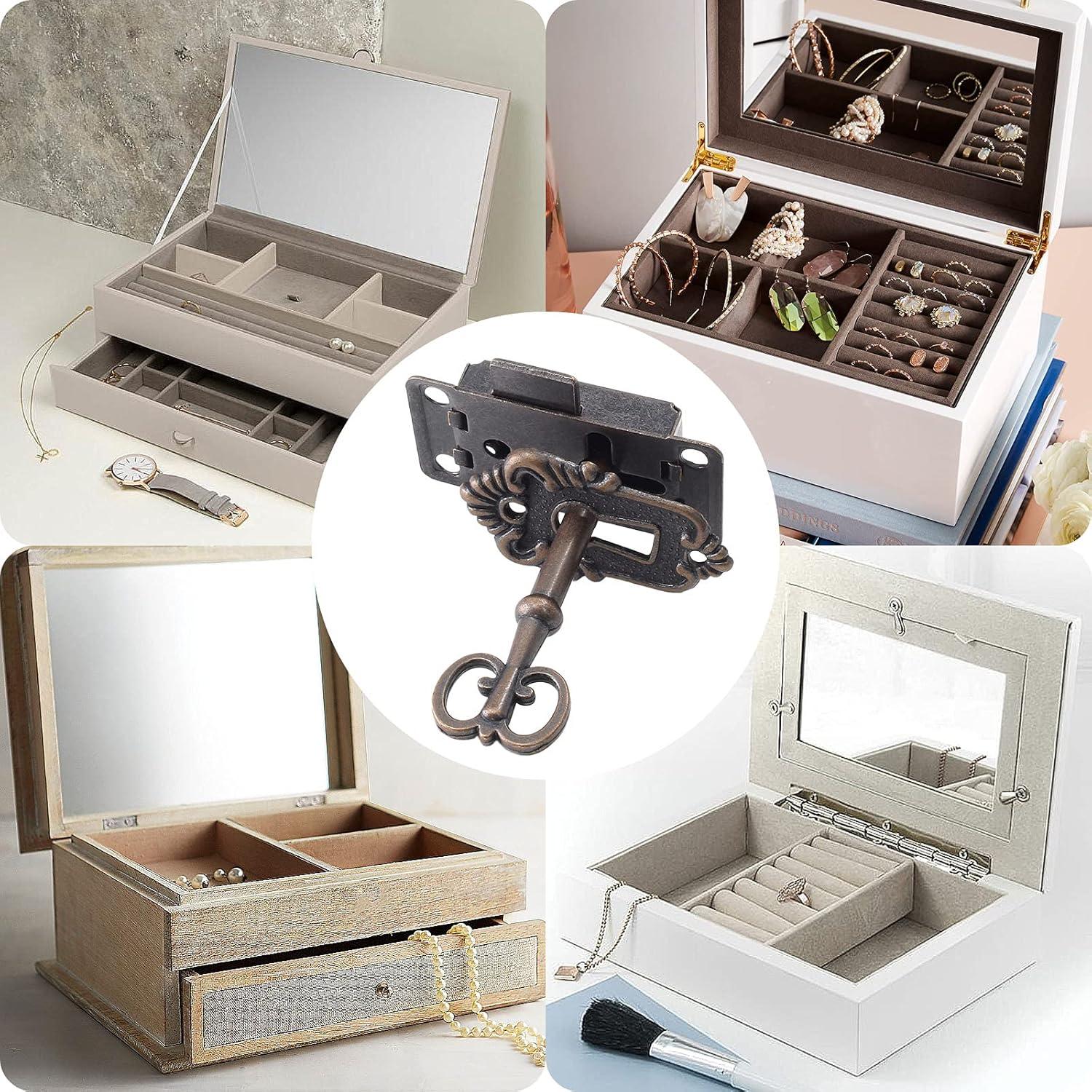 Cerradura de Gabinete Antigua Jiozermi con Llave y Tornillos