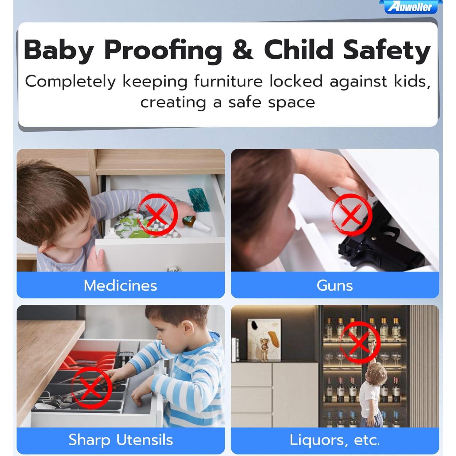 Cerradura Inteligente Biométrica A1 Anweller - Sin Llave, Bluetooth