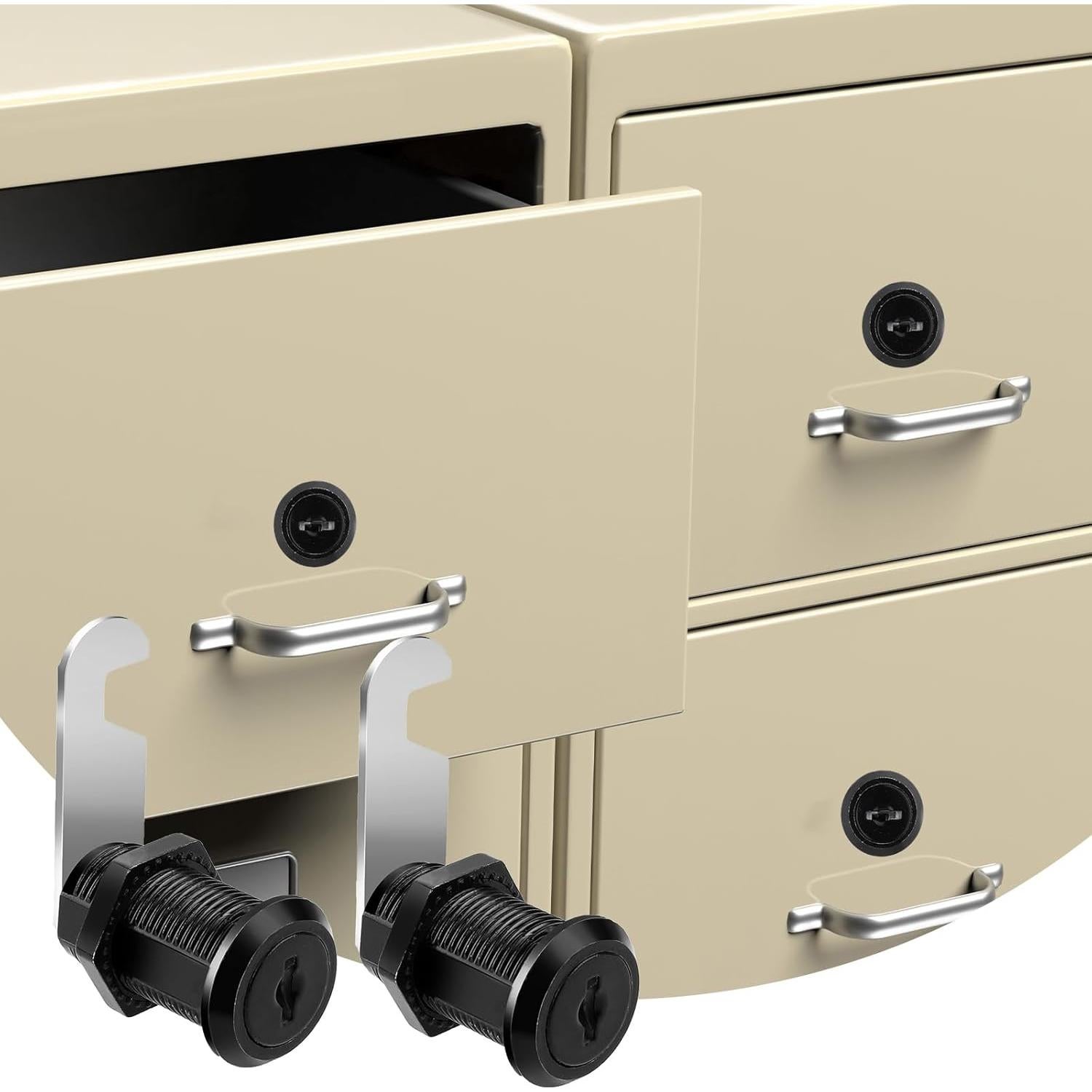 Cerraduras de Cajón KALIONE 1.5" con Llaves - 2 Piezas