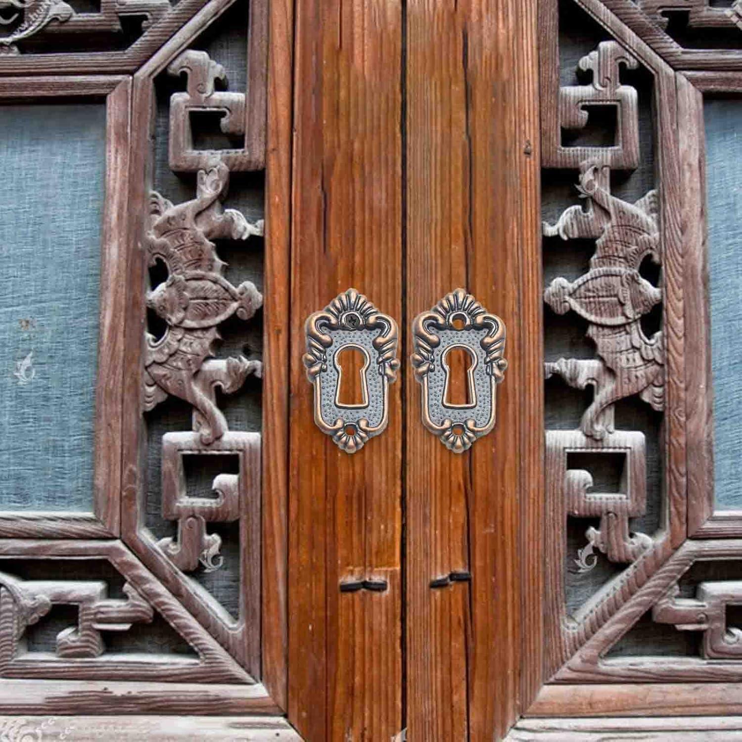 Cerradura Decorativa BokWin de Hierro Antiguo para Muebles