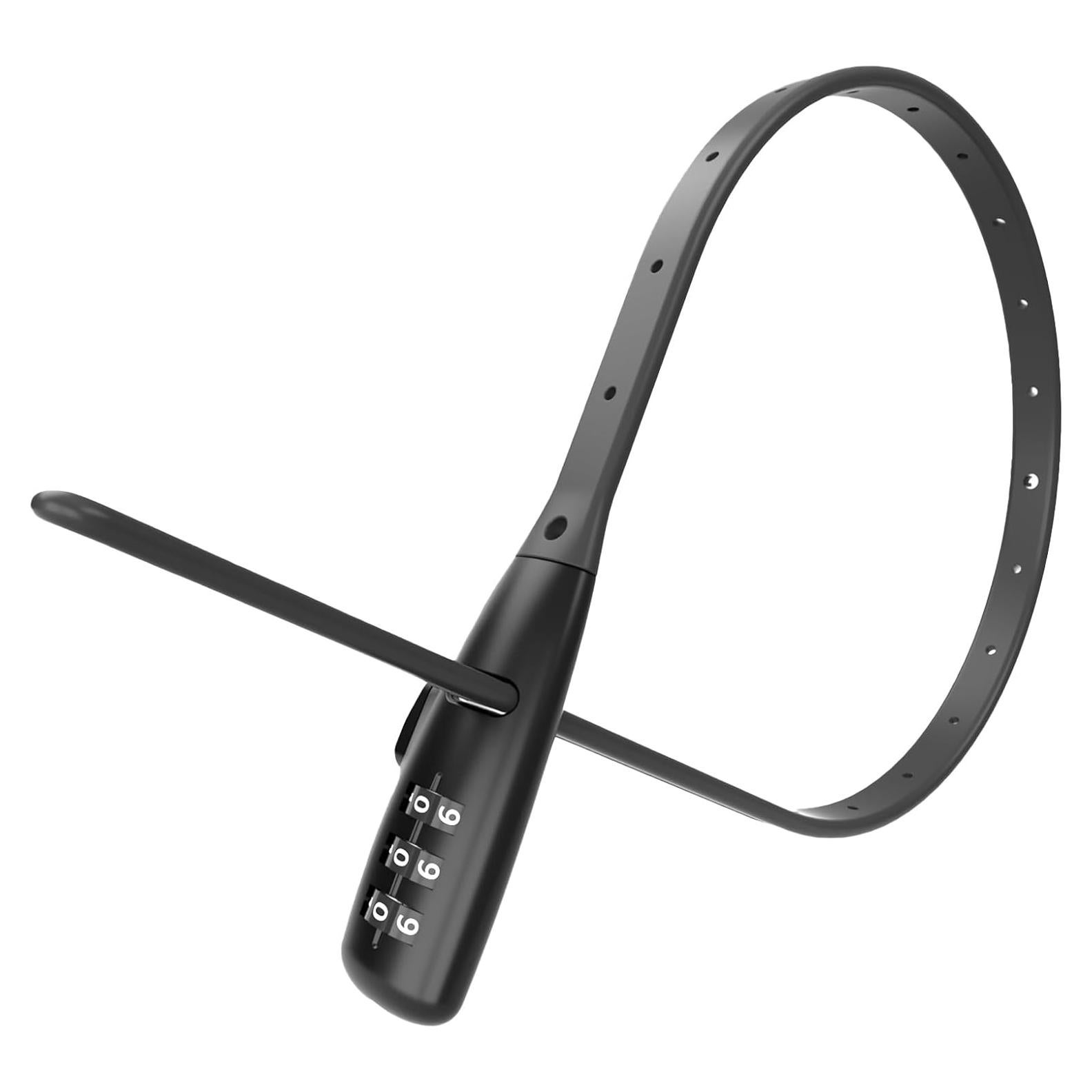 Candado de Cable Ajustable WARLION 3 Dígitos 0.49m Negro