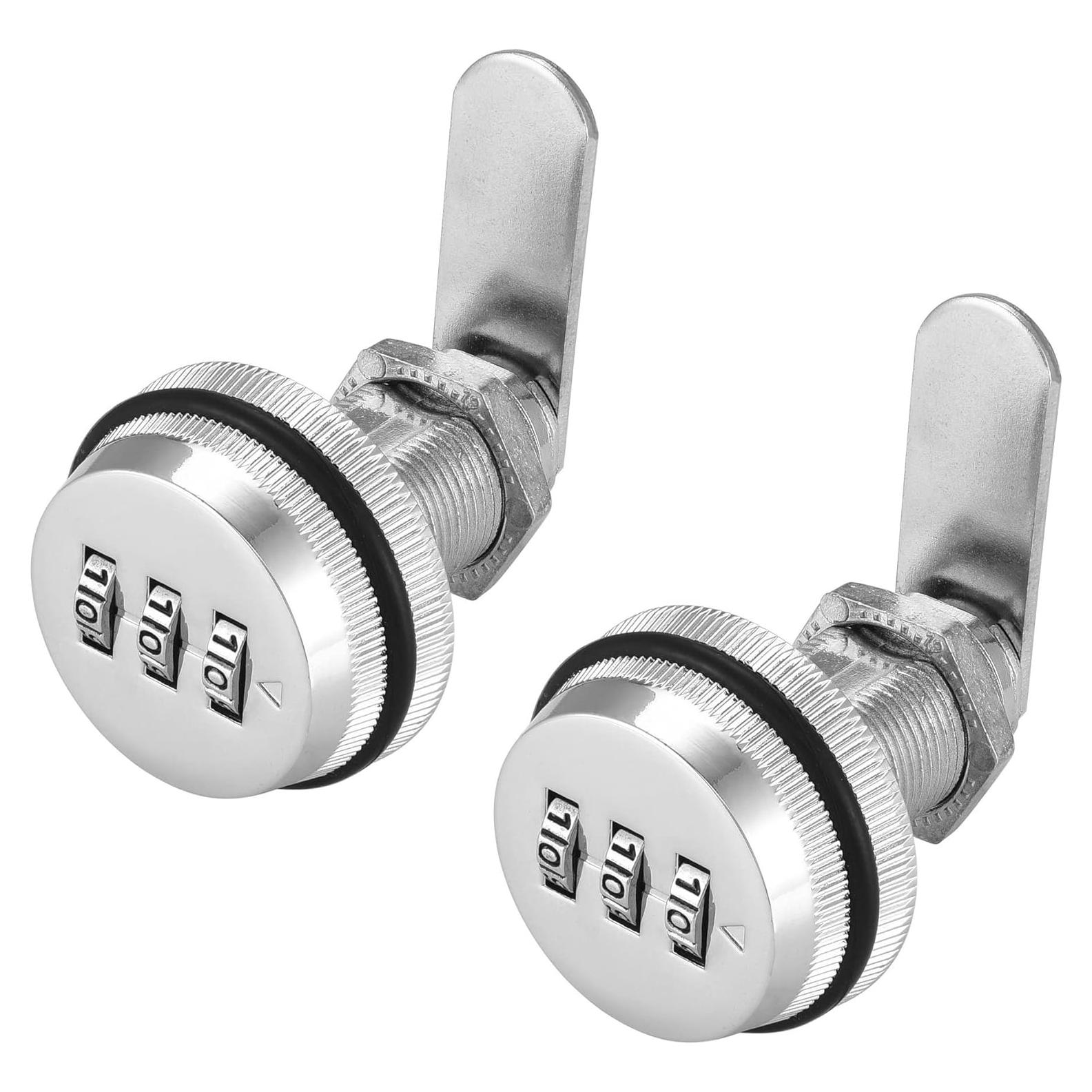 Juego de Cerraduras de Combinación Lpraer 20 mm Plata