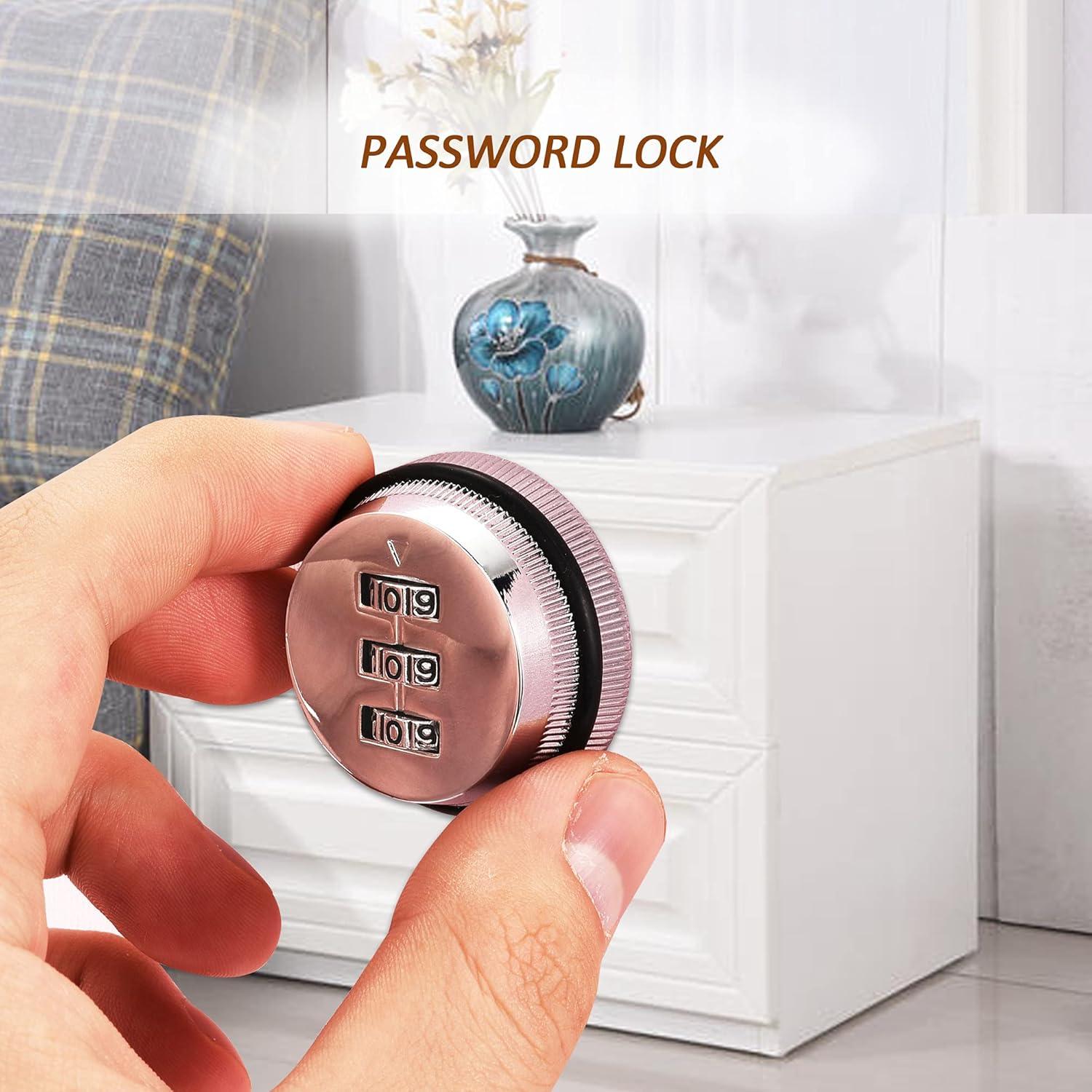 Juego de Cerraduras de Combinación Lpraer 20 mm Plata