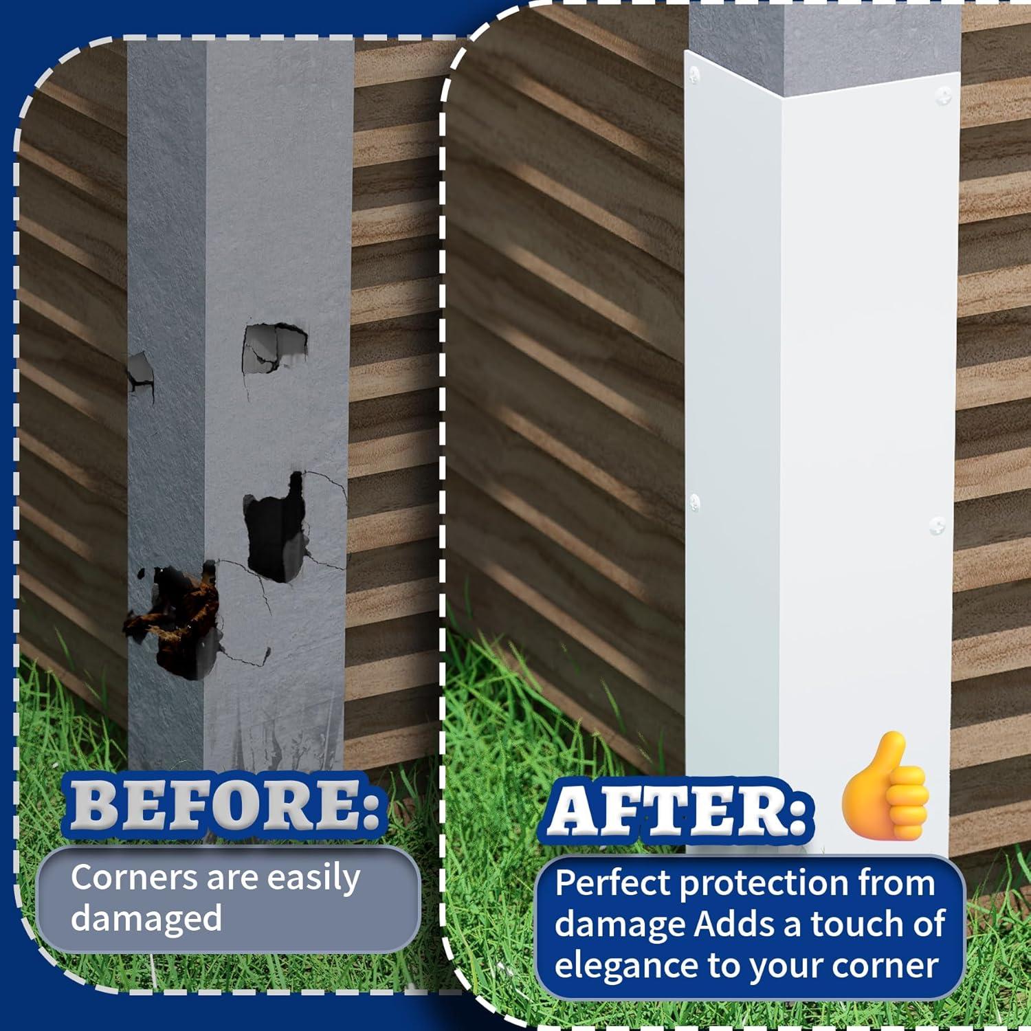 Protectores de Esquinas de Aluminio Wintcomfort 40.1 cm - Paquete de 2