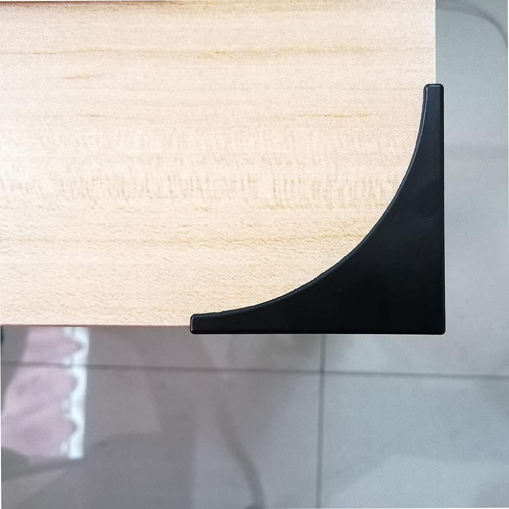 Protector de Esquinas Mizhang 4 Pcs Zinc Aleación Negro