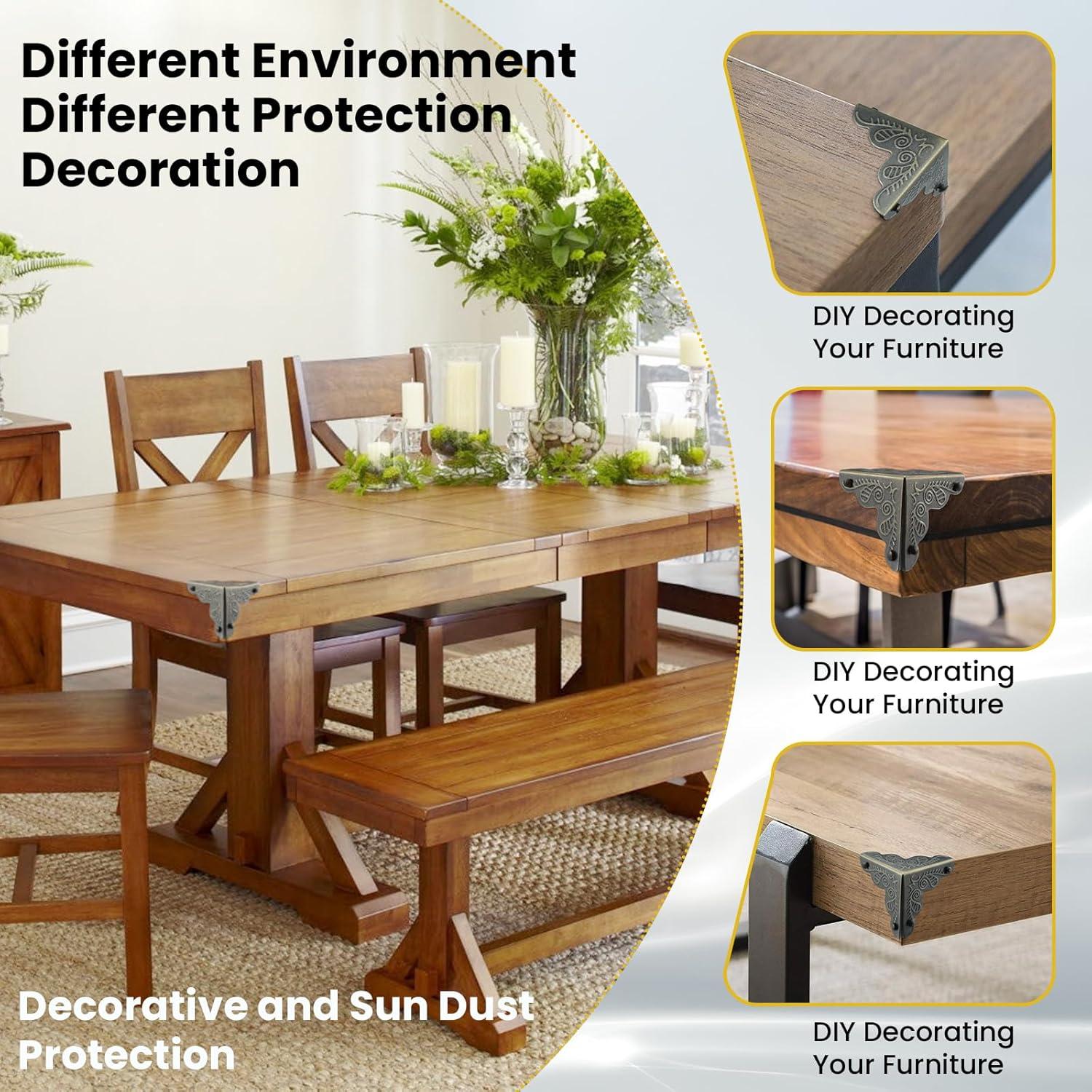 Guardia de Esquina Vintage U BAN U - 24 Piezas Bronce 25mm