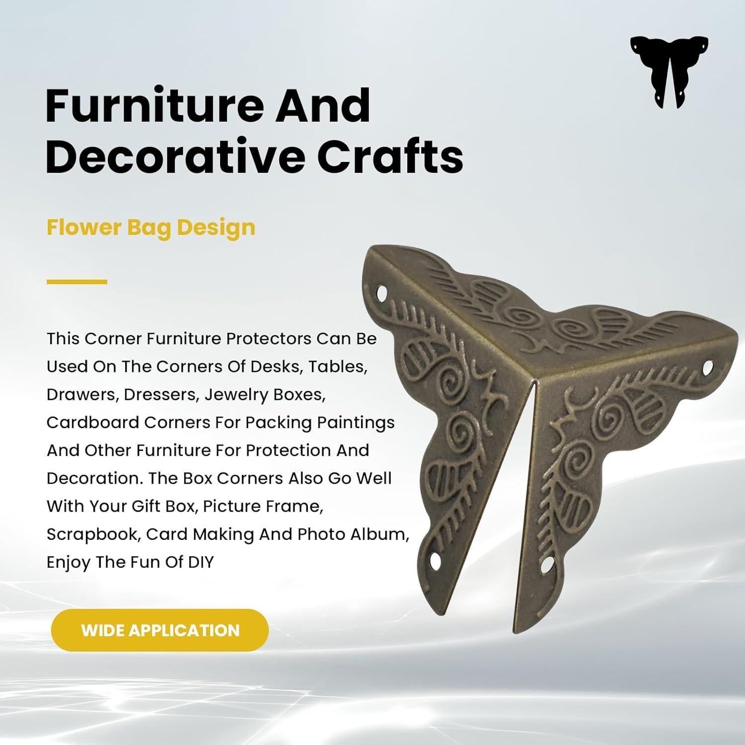 Guardia de Esquina Vintage U BAN U - 24 Piezas Bronce 25mm