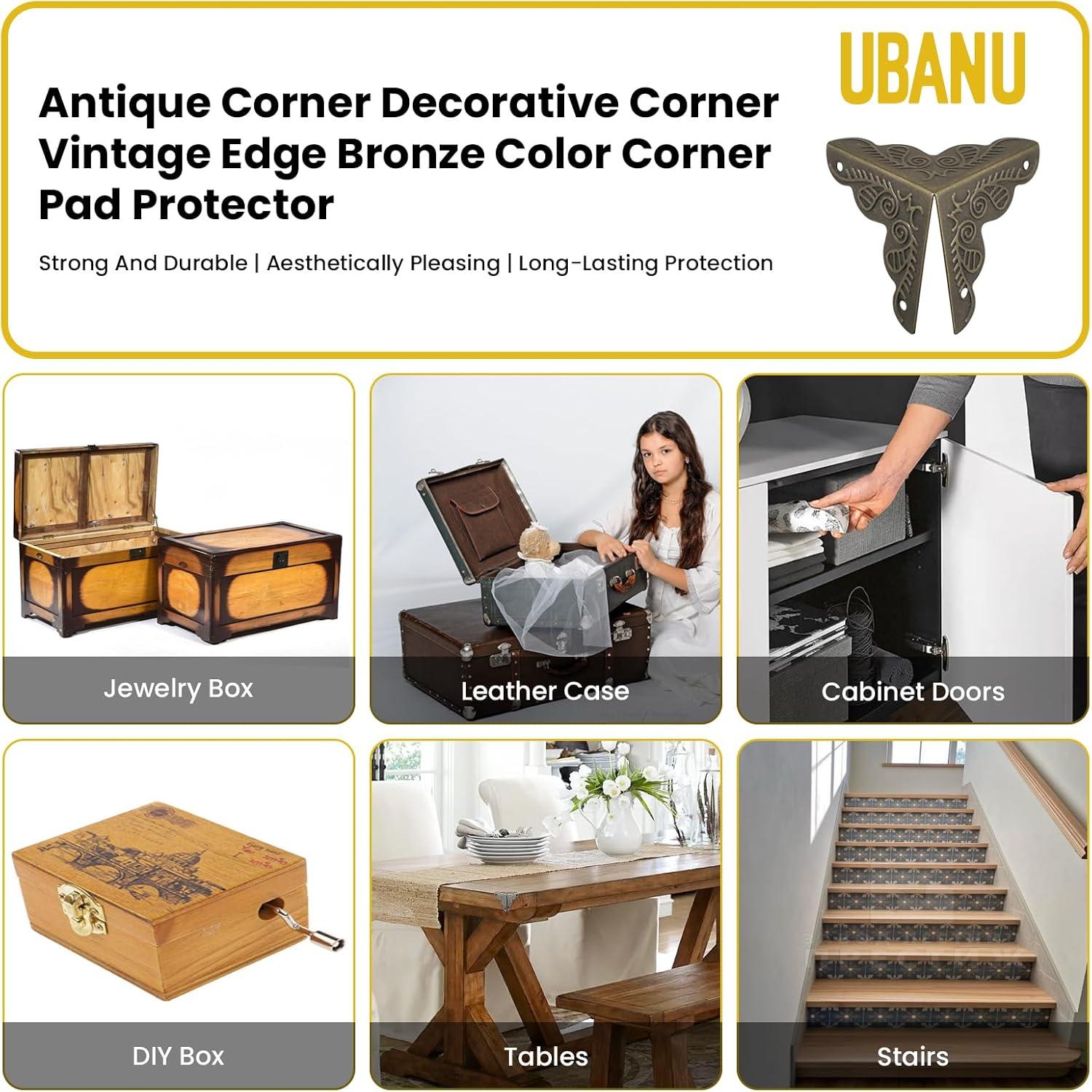 Guardia de Esquina Vintage U BAN U - 24 Piezas Bronce 25mm