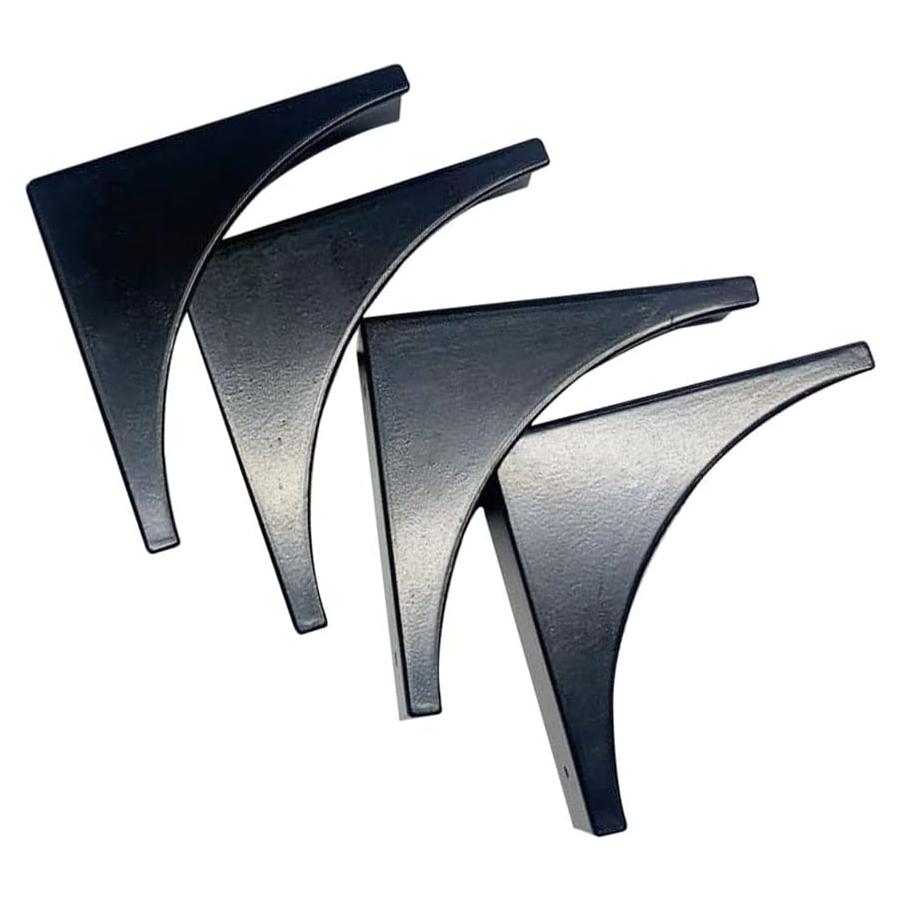 Protectores de Esquinas de Metal Negro Sutfmwe - 4 Pzs 65x65mm