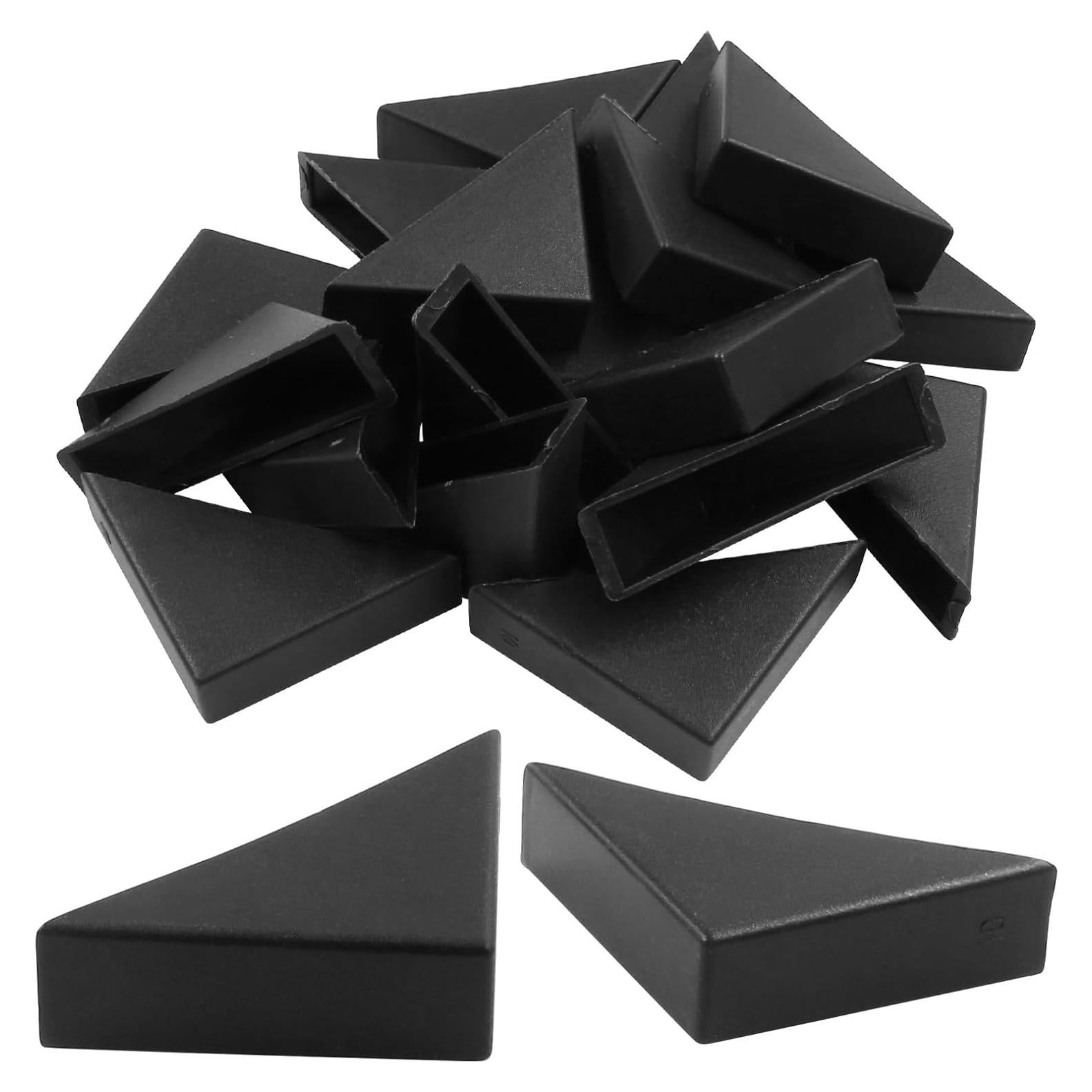 20 Protectores de Esquina Triangulares Kemcatui 48mm Negro