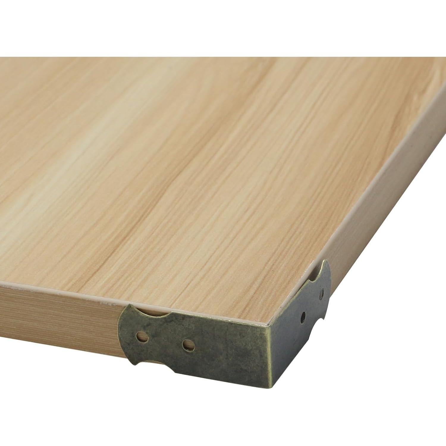 Protectores de esquina L Mcredy bronce antiguo 15 pcs 41x41x18 mm