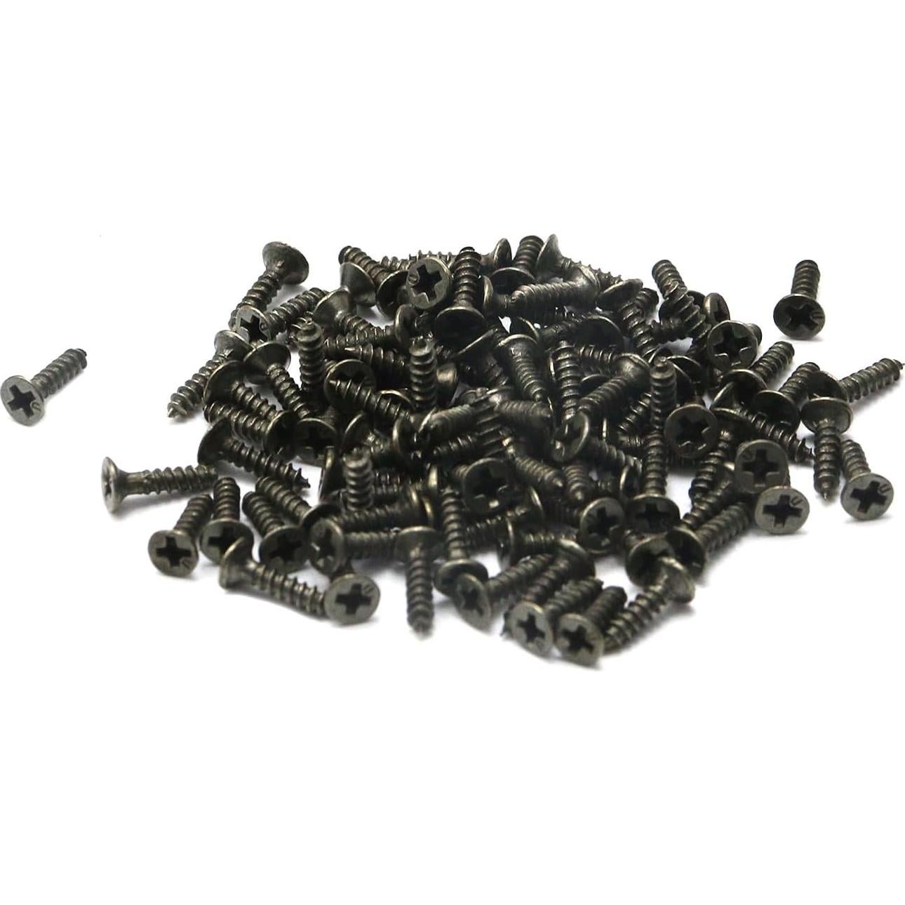 Protectores de esquina L Mcredy bronce antiguo 15 pcs 41x41x18 mm