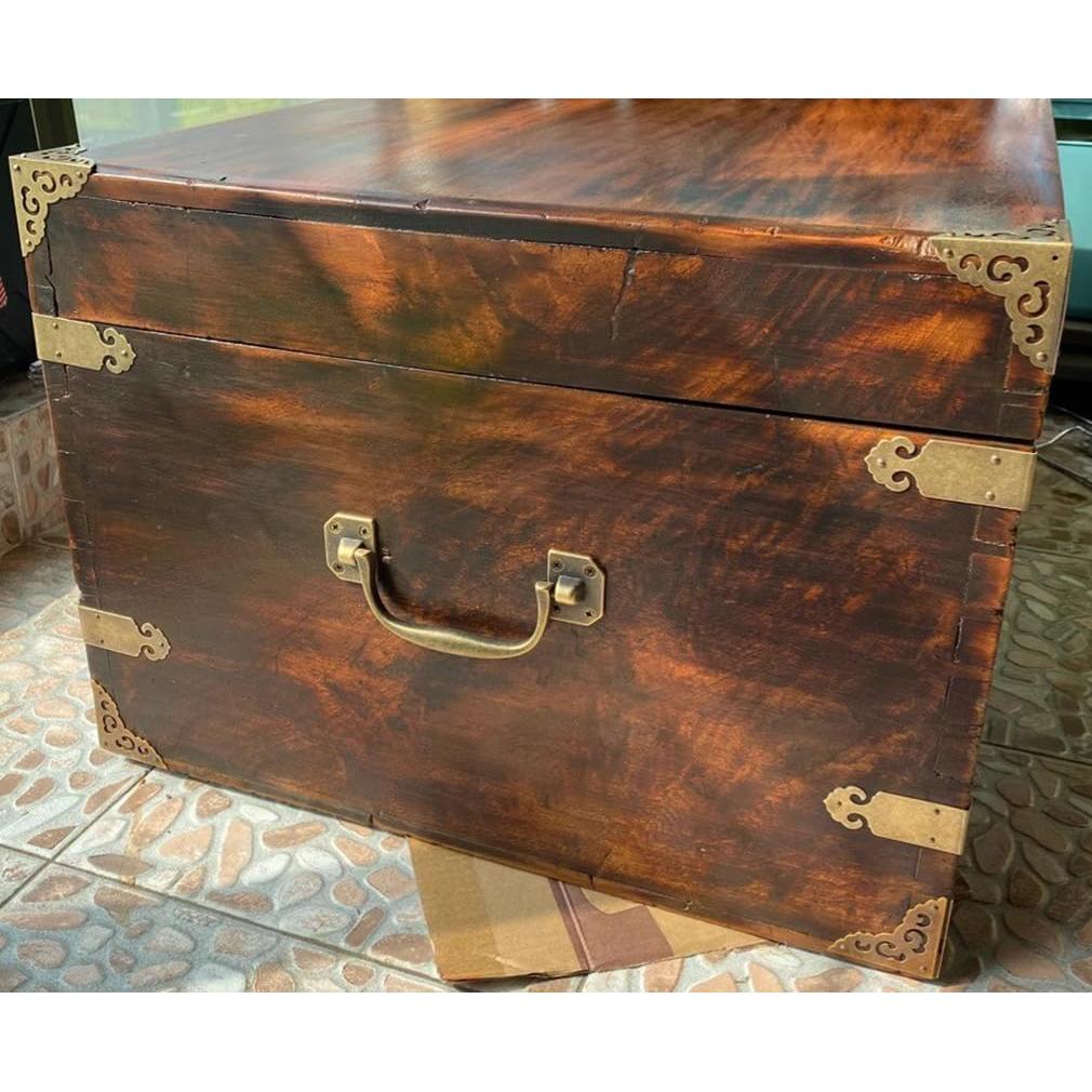 4 Protectores de Esquinas de Latón Bronce Antiguo Tiazza