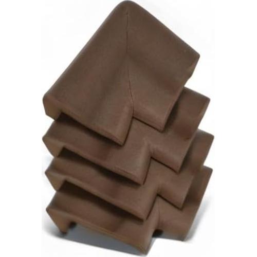 Almohadillas de Esquina KidKusion | Paquete de 4 | Marrón | Seguridad Infantil