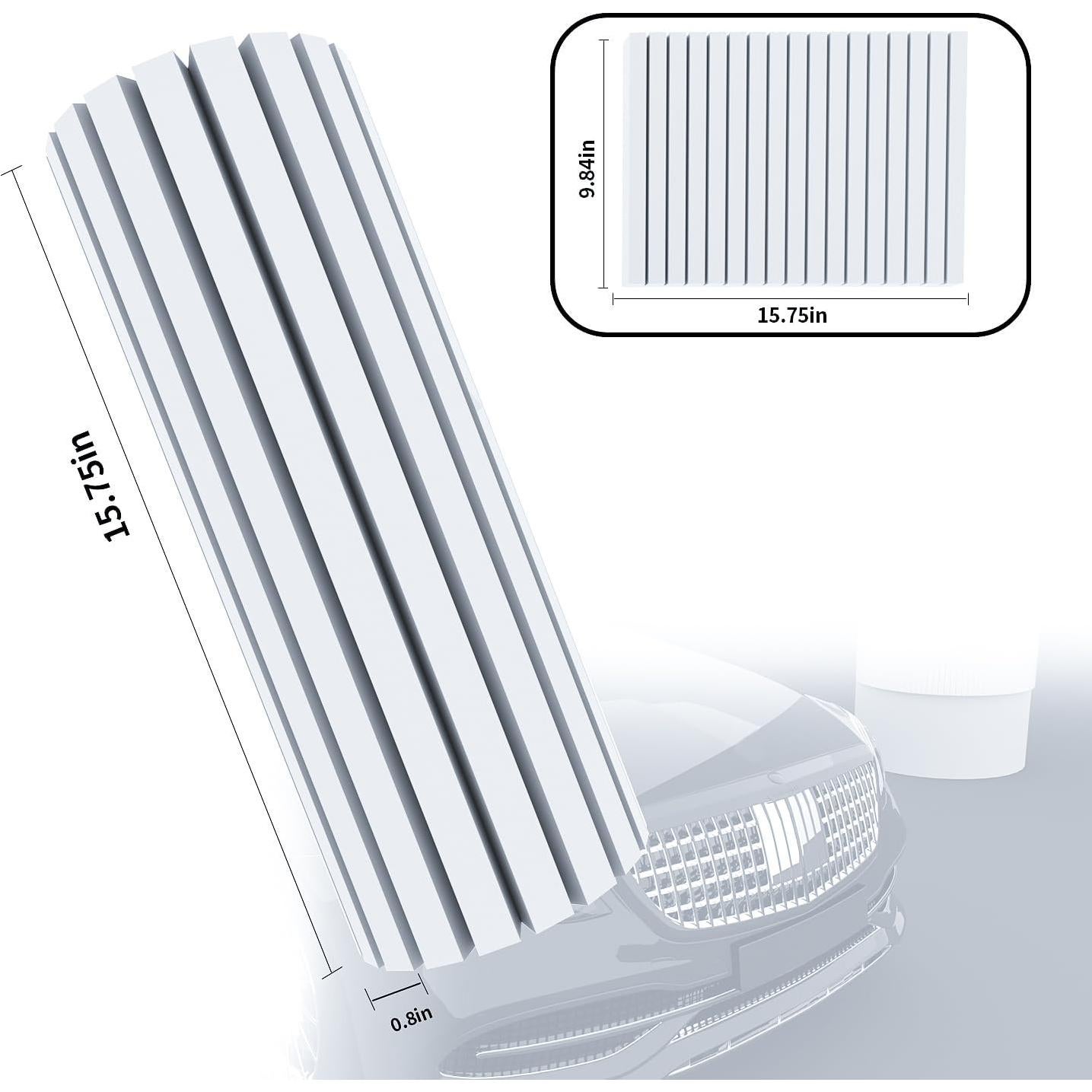 Protector de Pared de Garaje Garage Smith GWP08 - 4 Piezas