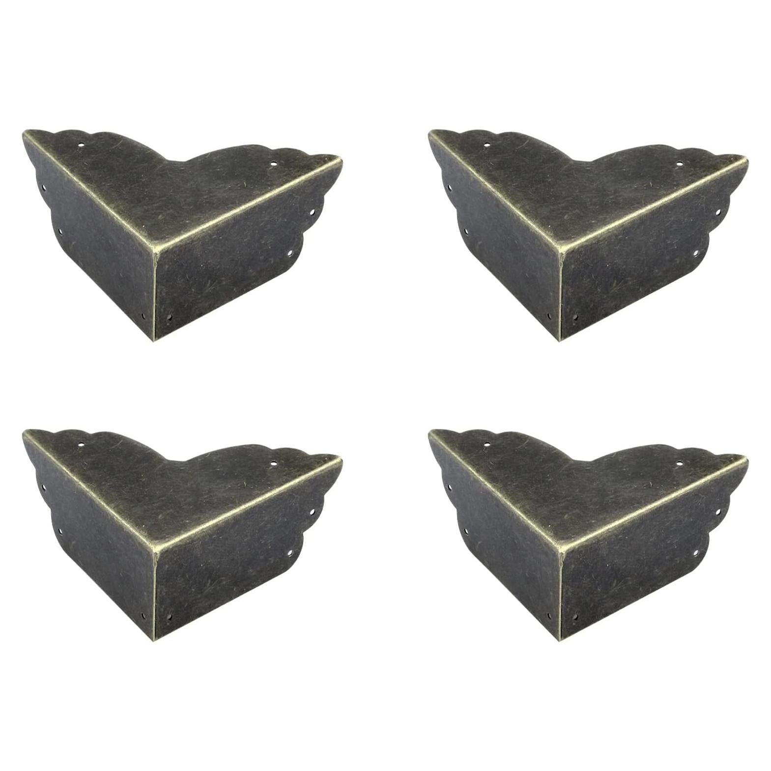 Protector de Esquinas de Metal Antrader 4 Piezas Tono Bronce