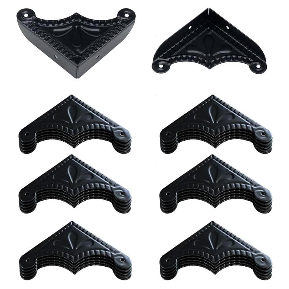 24 Protectores de Esquina de Metal BAOTXHBR para Muebles