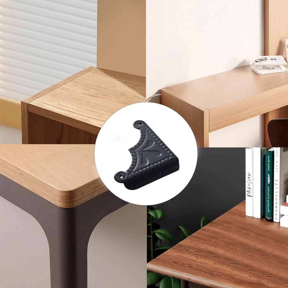 24 Protectores de Esquina de Metal BAOTXHBR para Muebles