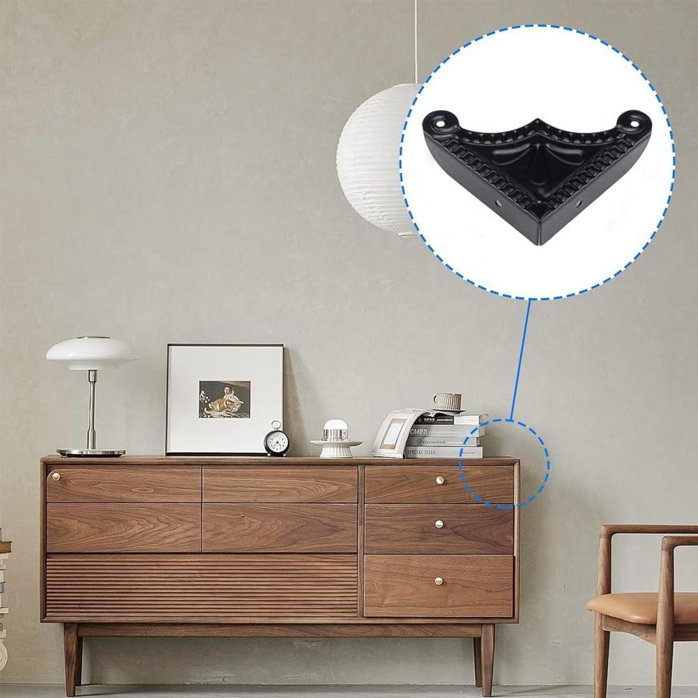 24 Protectores de Esquina de Metal BAOTXHBR para Muebles