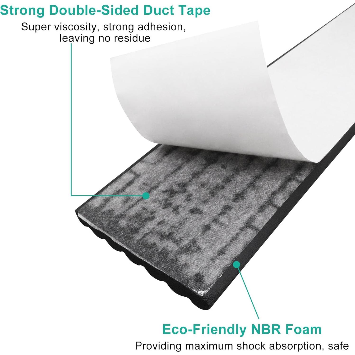 Protector de Esquinas BUXIMN 2m Autoadhesivo Negro para Bebés