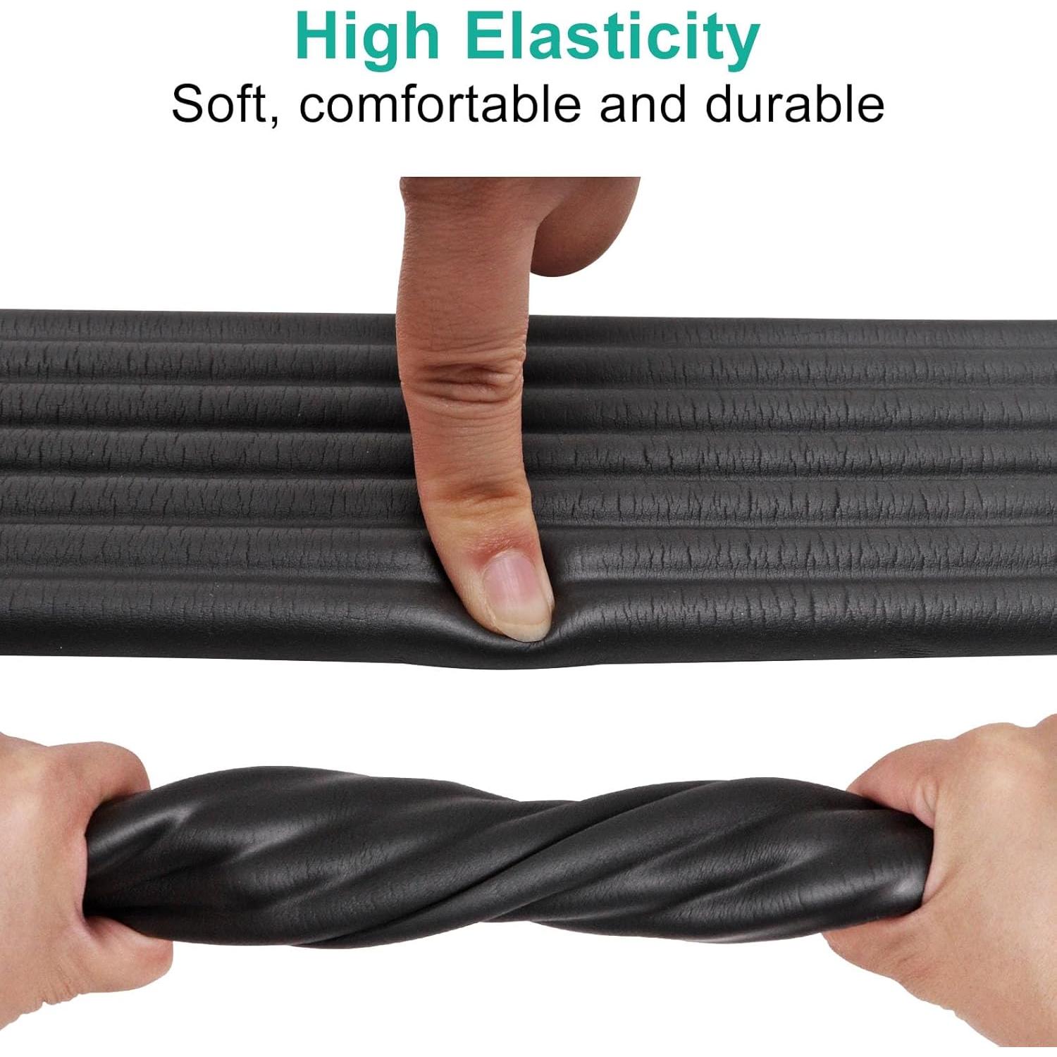 Protector de Esquinas BUXIMN 2m Autoadhesivo Negro para Bebés