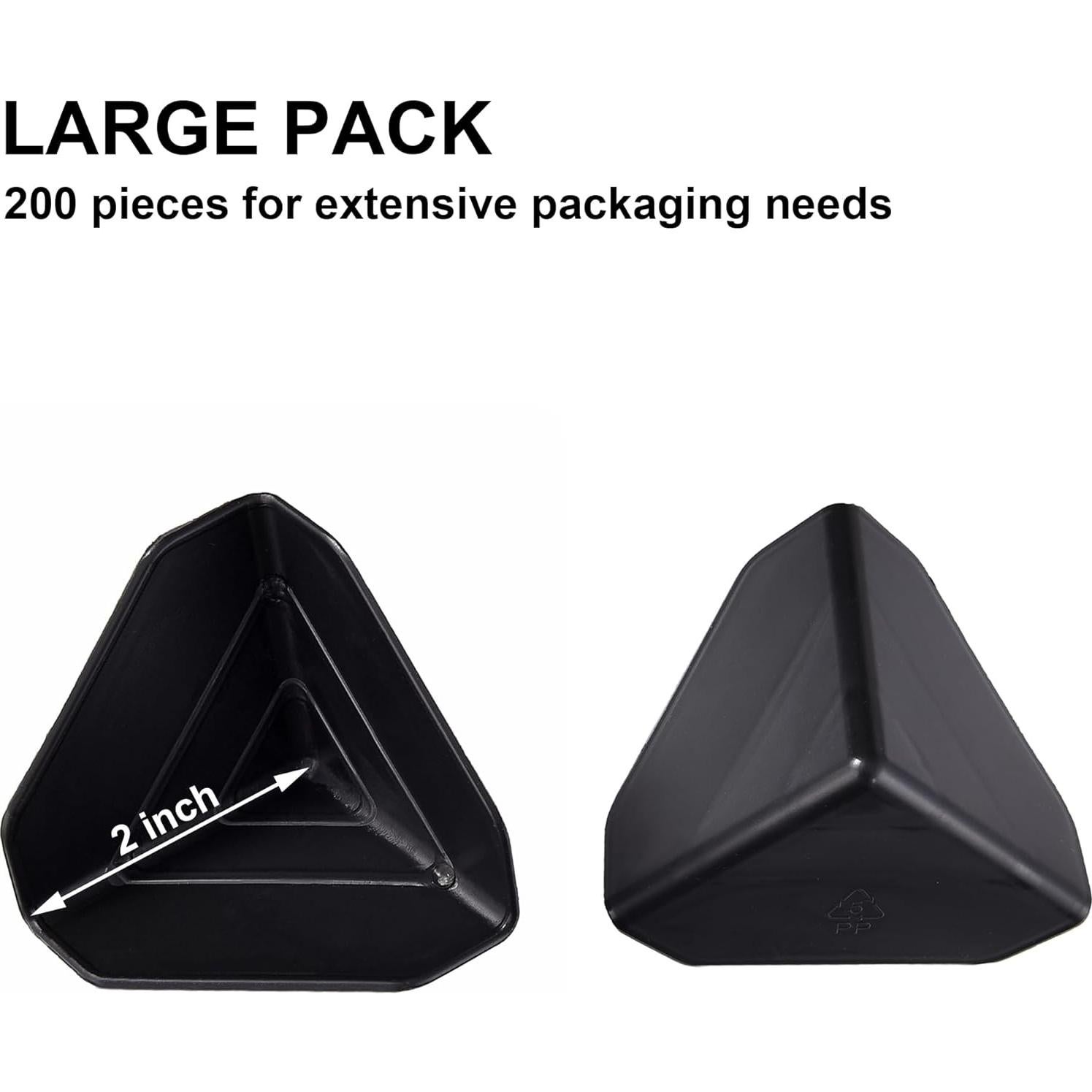 200 Protectores de Esquinas de Plástico HILAZA 5cm para Embalaje