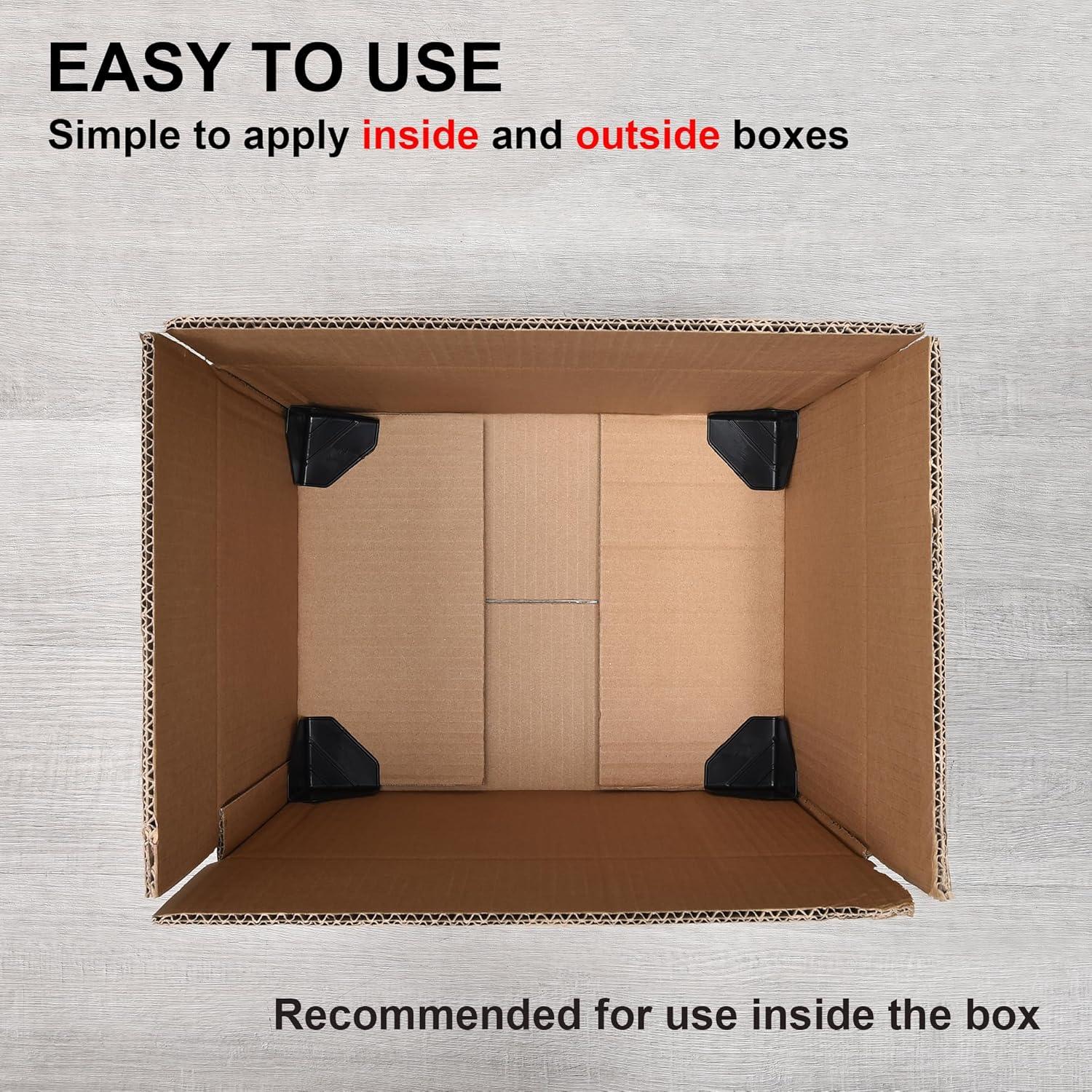 200 Protectores de Esquinas de Plástico HILAZA 5cm para Embalaje