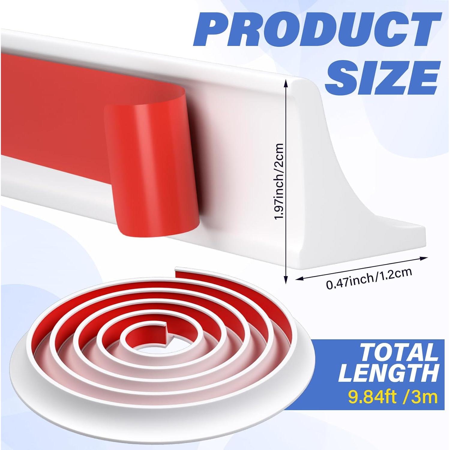 Guardia de Salpicaduras de Ducha Pushglossy 300 cm Impermeable