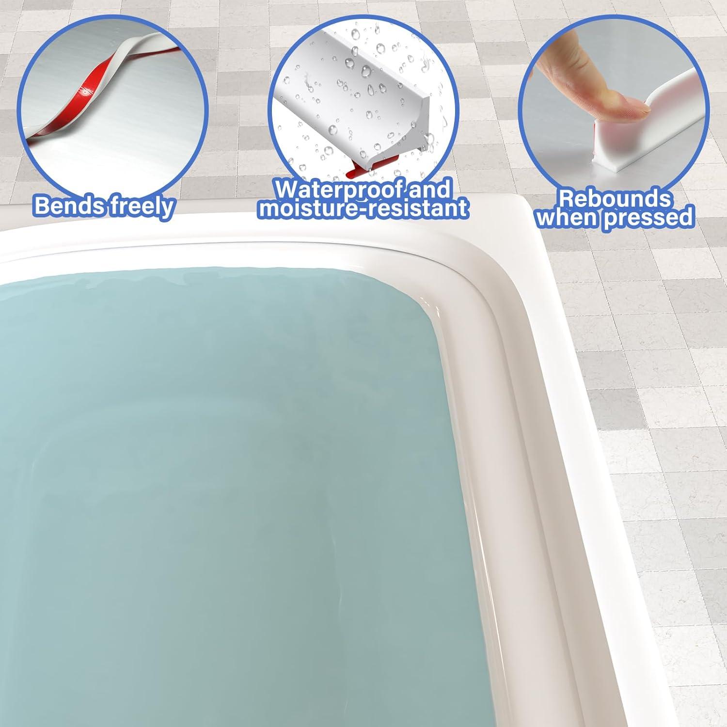 Guardia de Salpicaduras de Ducha Pushglossy 300 cm Impermeable