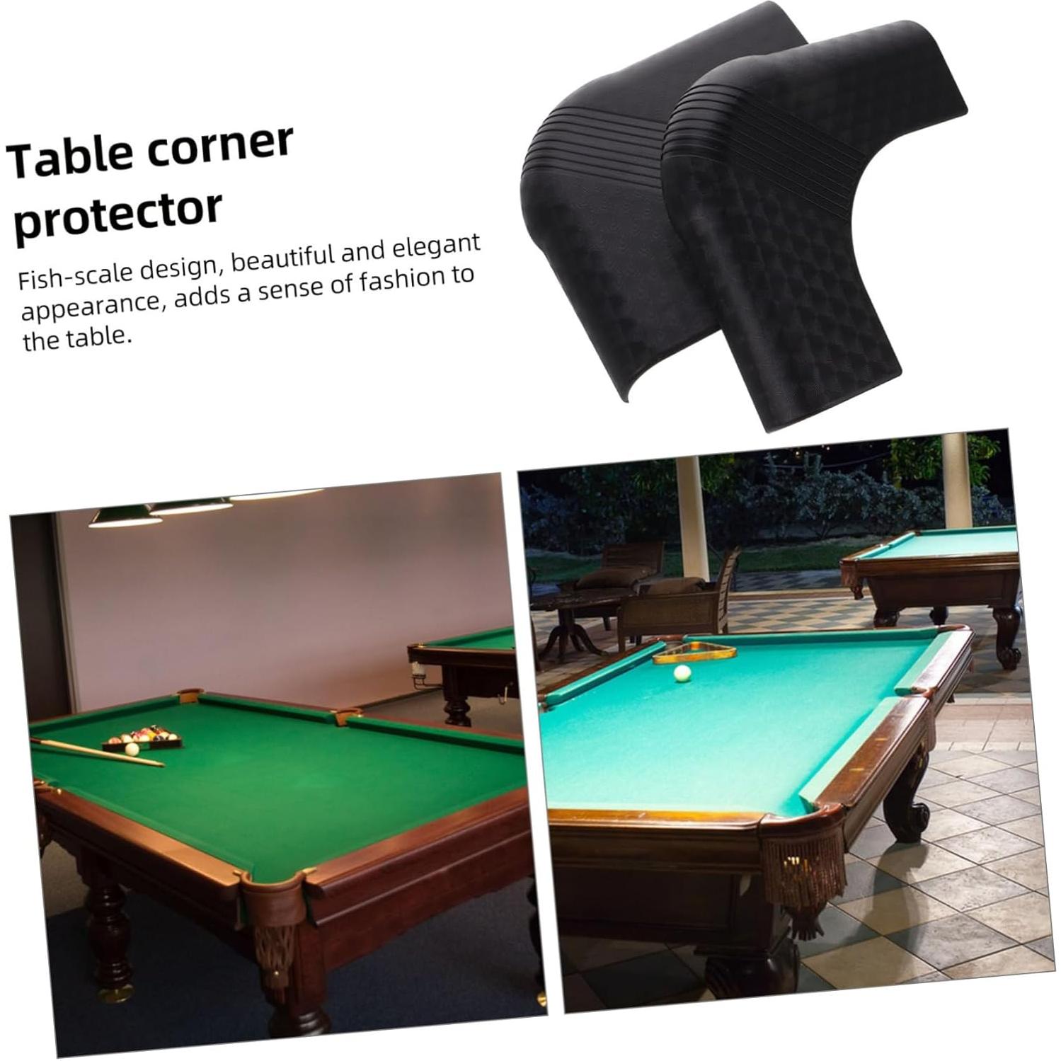 Protectores de Esquinas para Mesa de Billar SUPVOX 2 Pcs Nylon