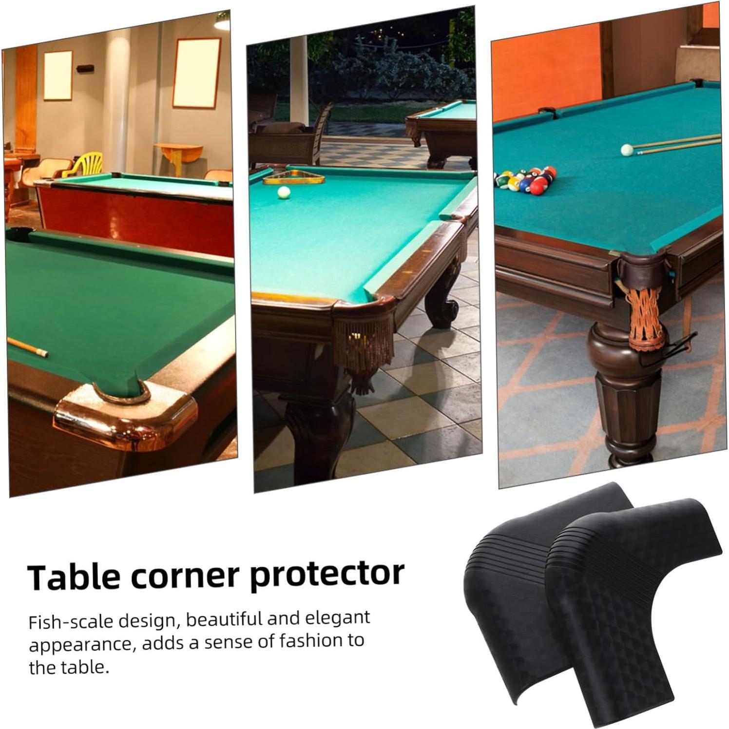 Protectores de Esquinas para Mesa de Billar SUPVOX 2 Pcs Nylon