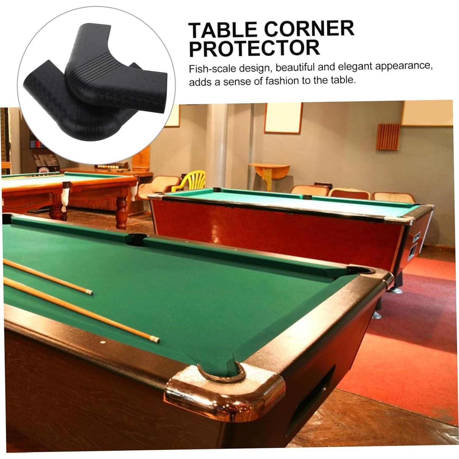 Protectores de Esquinas para Mesa de Billar SUPVOX 2 Pcs Nylon