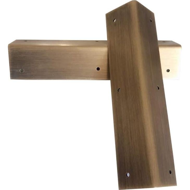 4 Protectores de Esquinas de Latón Tiazza Bronce Antiguo