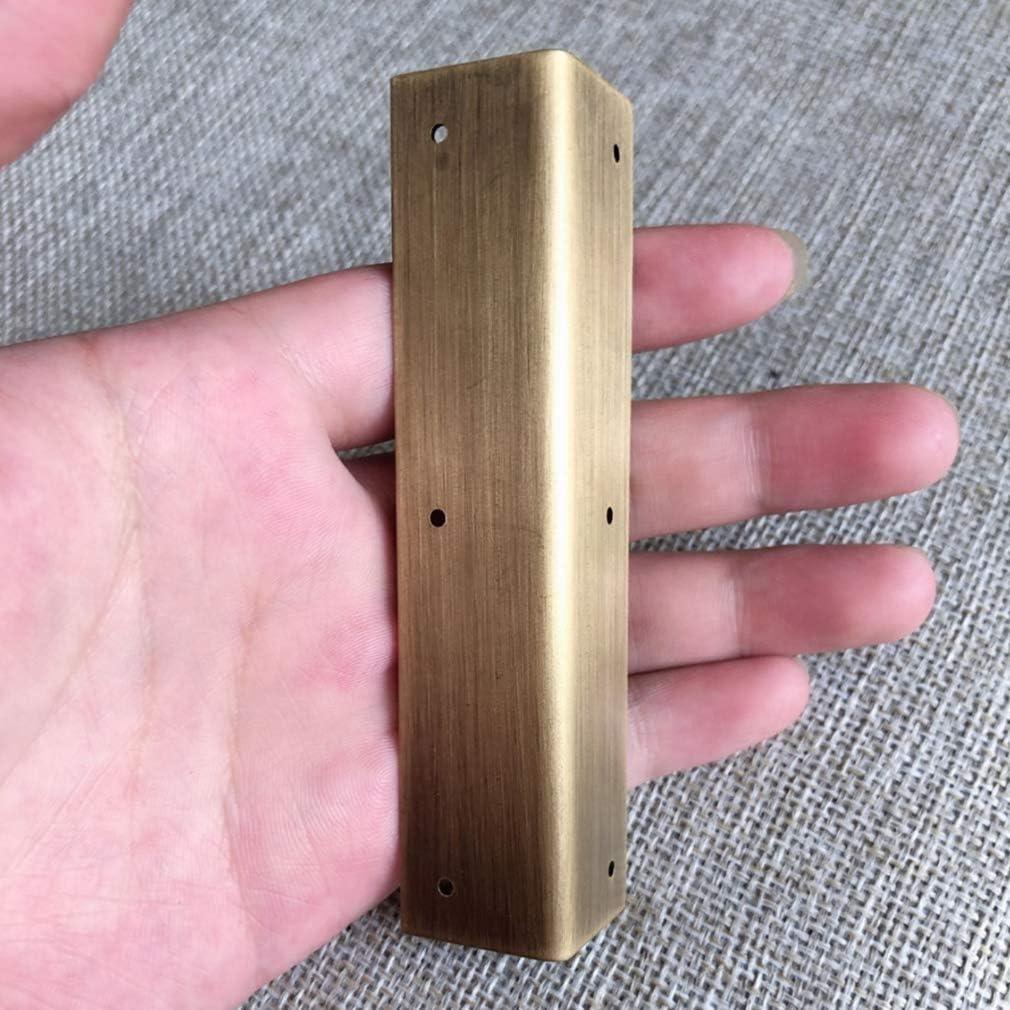 4 Protectores de Esquinas de Latón Tiazza Bronce Antiguo