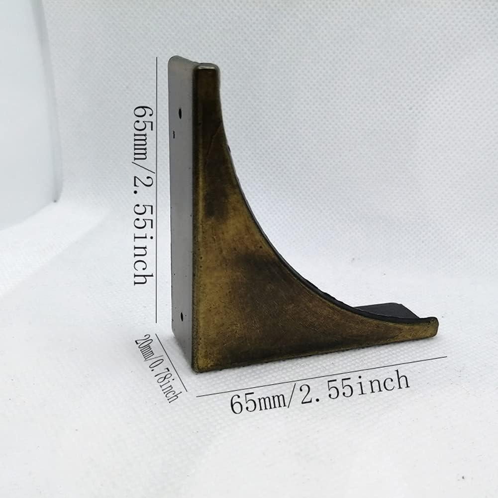 Protector de Esquinas de Metal Genérico 4 Piezas Bronce 65mm