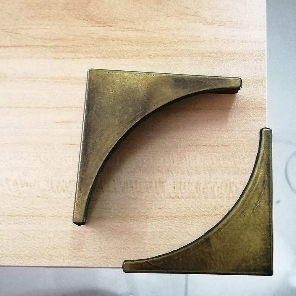 Protector de Esquinas de Metal Genérico 4 Piezas Bronce 65mm