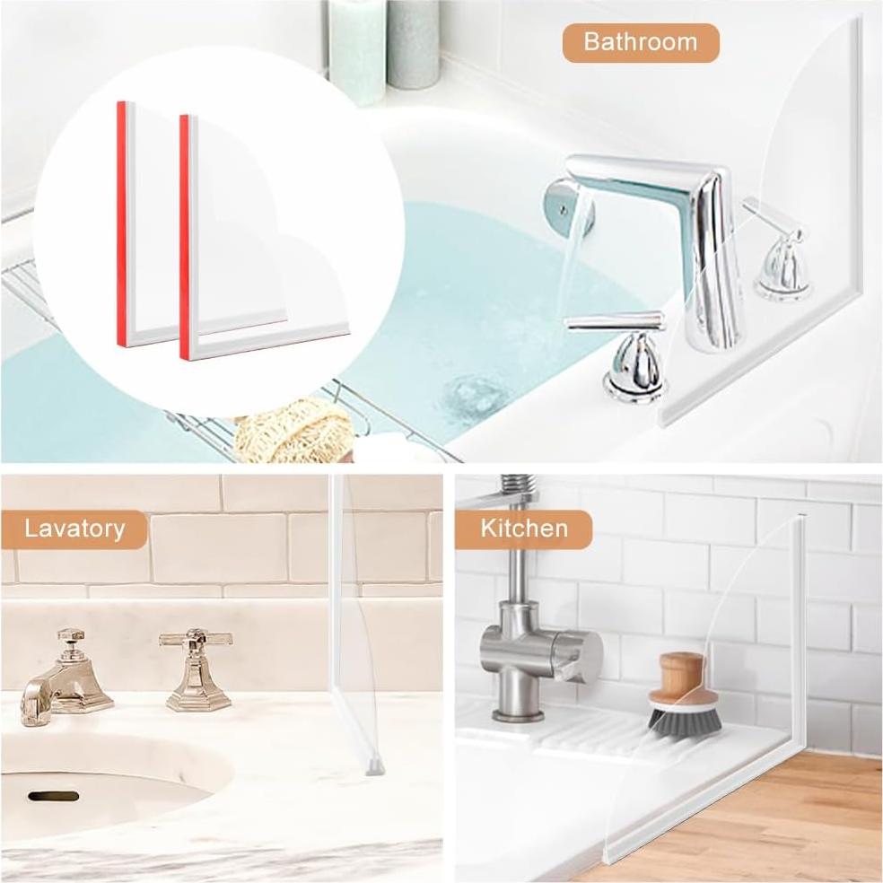 Paquete de 2 Protectores de Salpicaduras de Silicona HONUTIGE 24x24cm