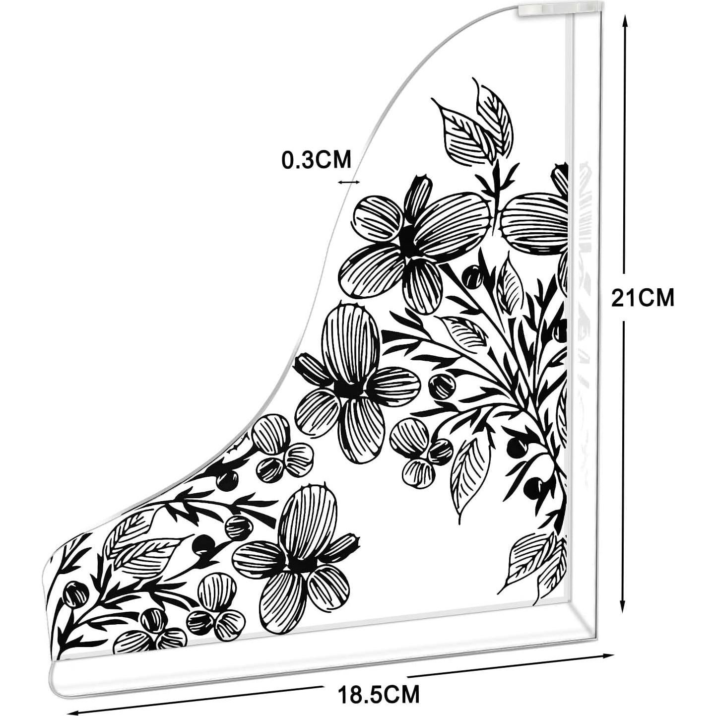 Protector de Salpicaduras para Ducha Pettyelf 2pcs Acrílico