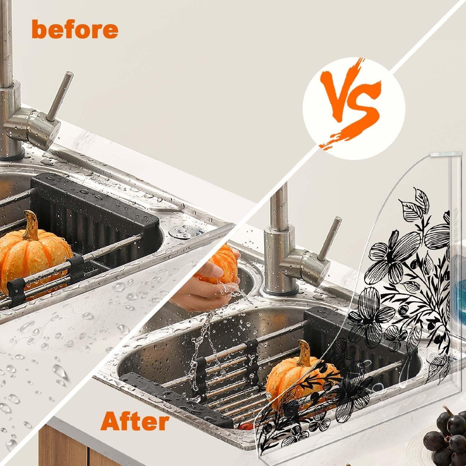 Protector de Salpicaduras para Ducha Pettyelf 2pcs Acrílico